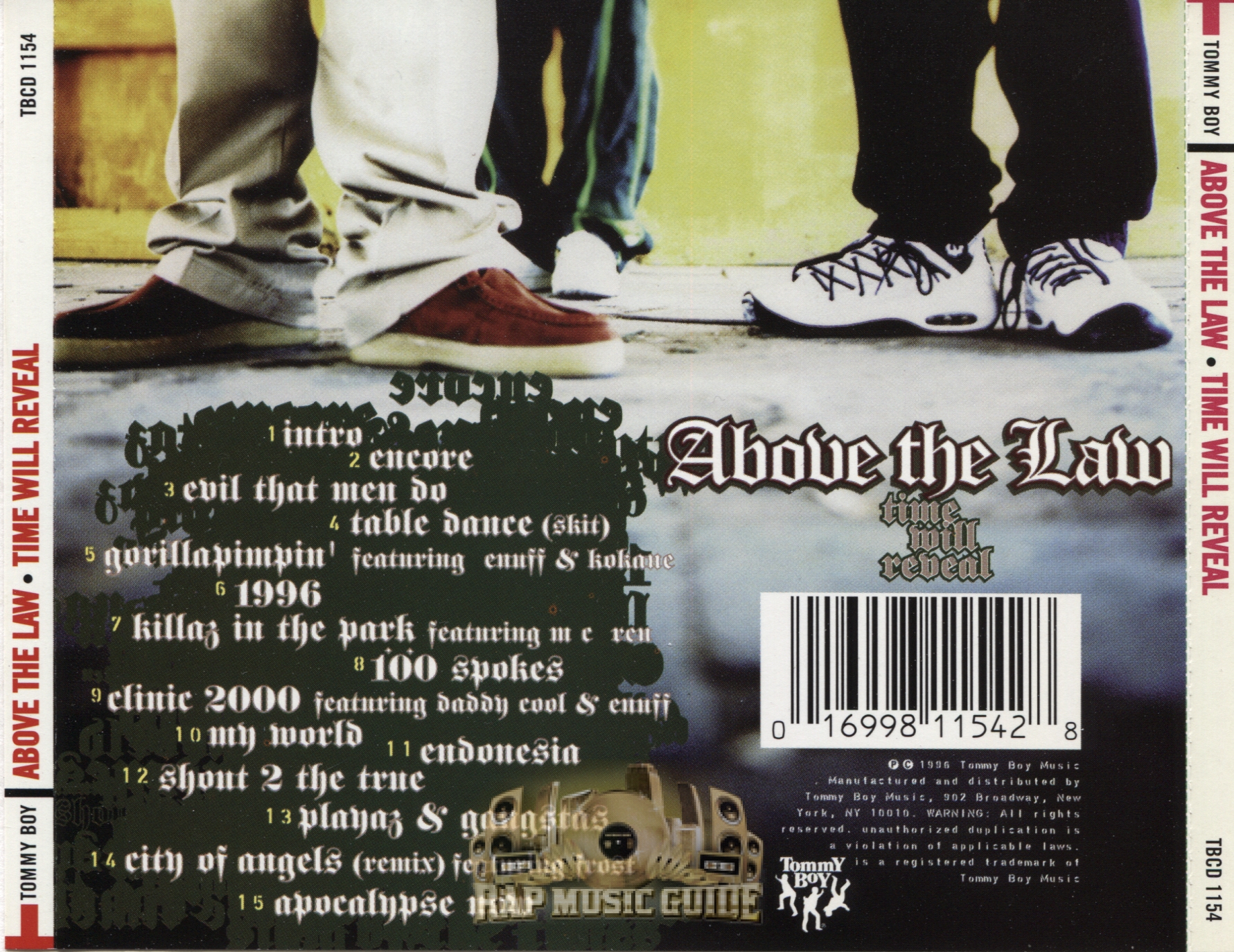Above The Law - Time Will Reveal: CD | Rap Music Guide